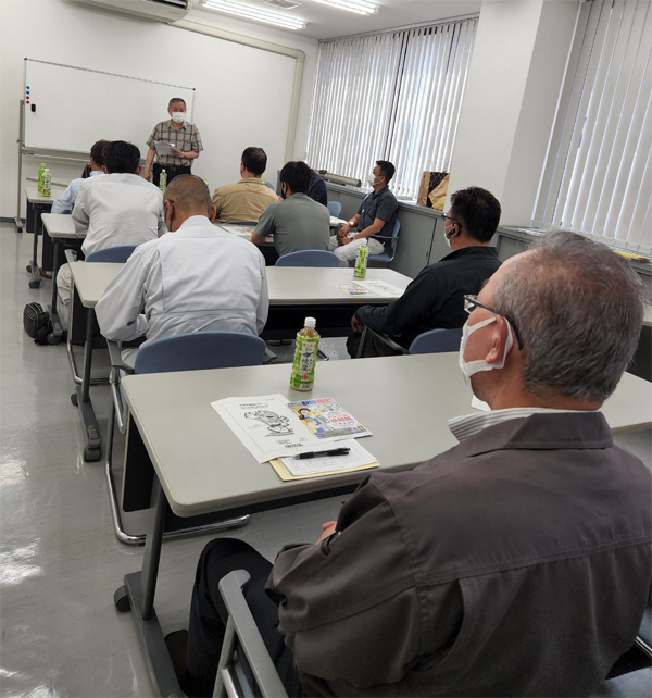 福山ダンプ協会 飲酒運転根絶へ安全講習会