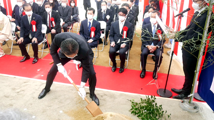 キャスパ跡地再開発の南棟 地鎮祭無事終了