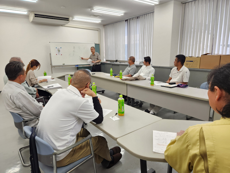 安全運転講習開催 福山ダンプ協会