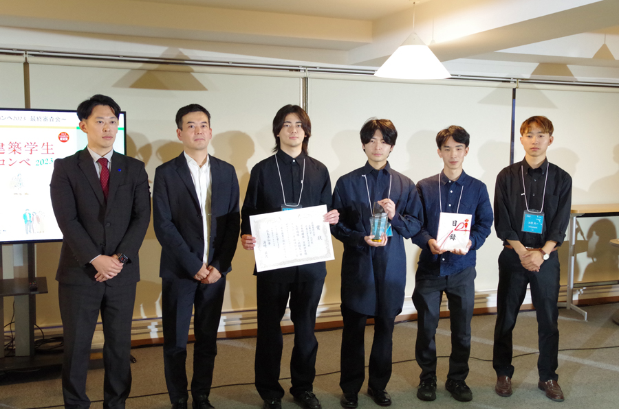 近畿大・大学院+広工大学院Gに ひろしま建築学生チャレンジコンペの最優秀