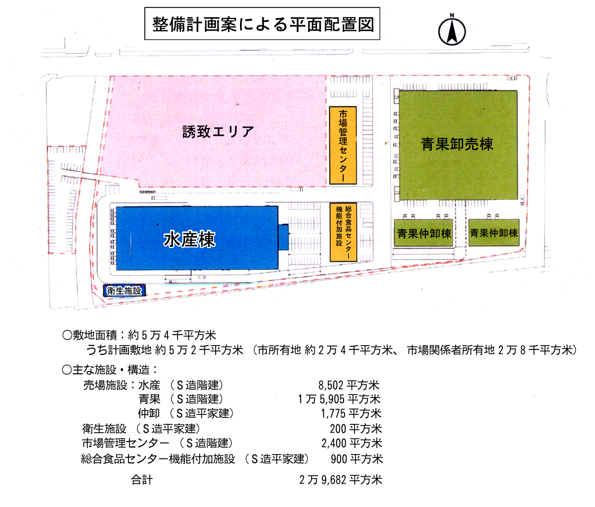 福山市が支援に本腰 引野の卸売市場全面改築で